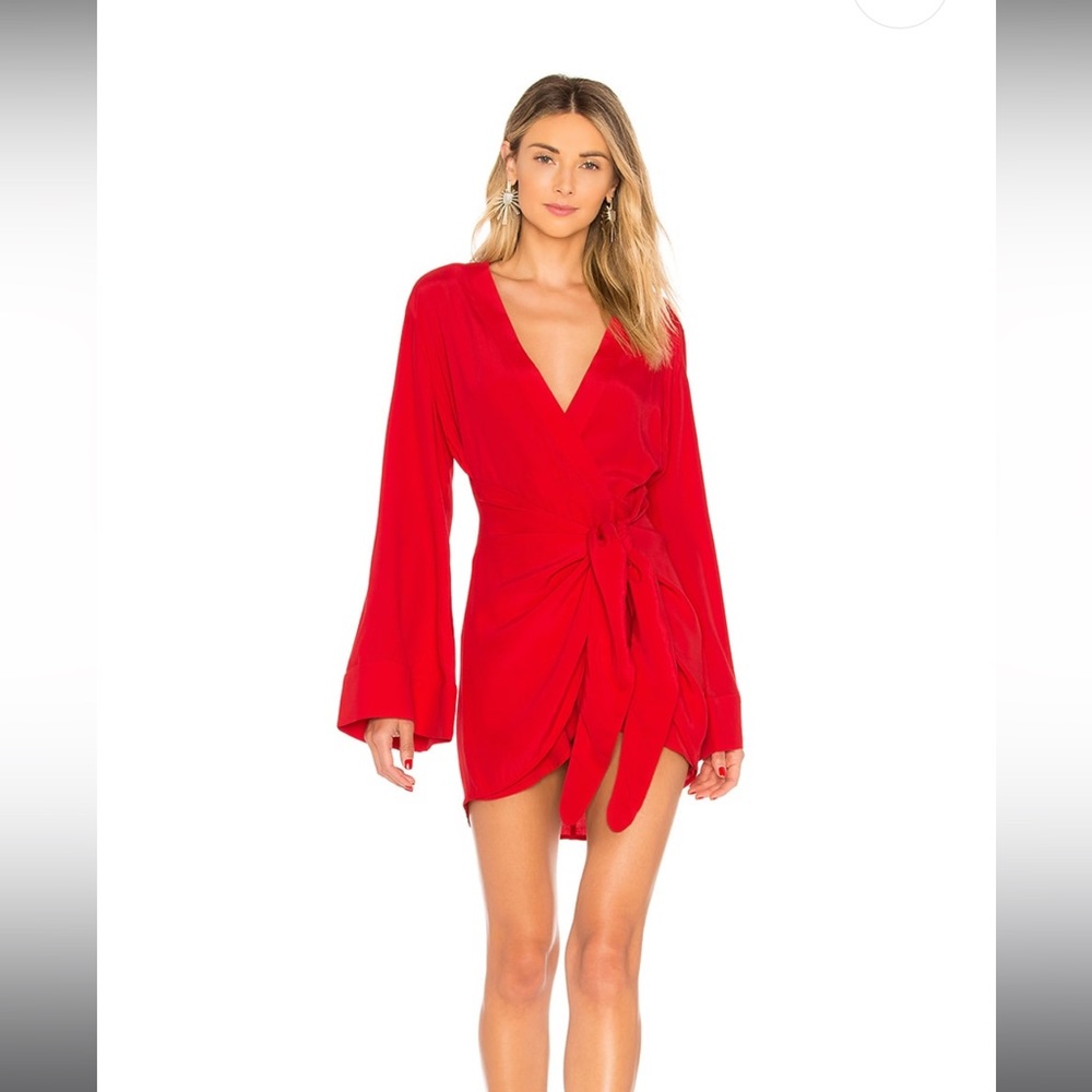 L’Academie Janeiro Mini Dress in Red